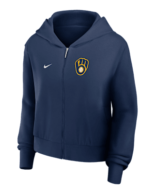 売れ筋商品|||ナイキ パーカー・スウェットシャツ アウター レディース Men's Black Milwaukee Brewers Night Game Half-Zip Hoodie Black Milwaukee Brewers Women's Nike MLB Full-Zip Hoodie. Nike.com
